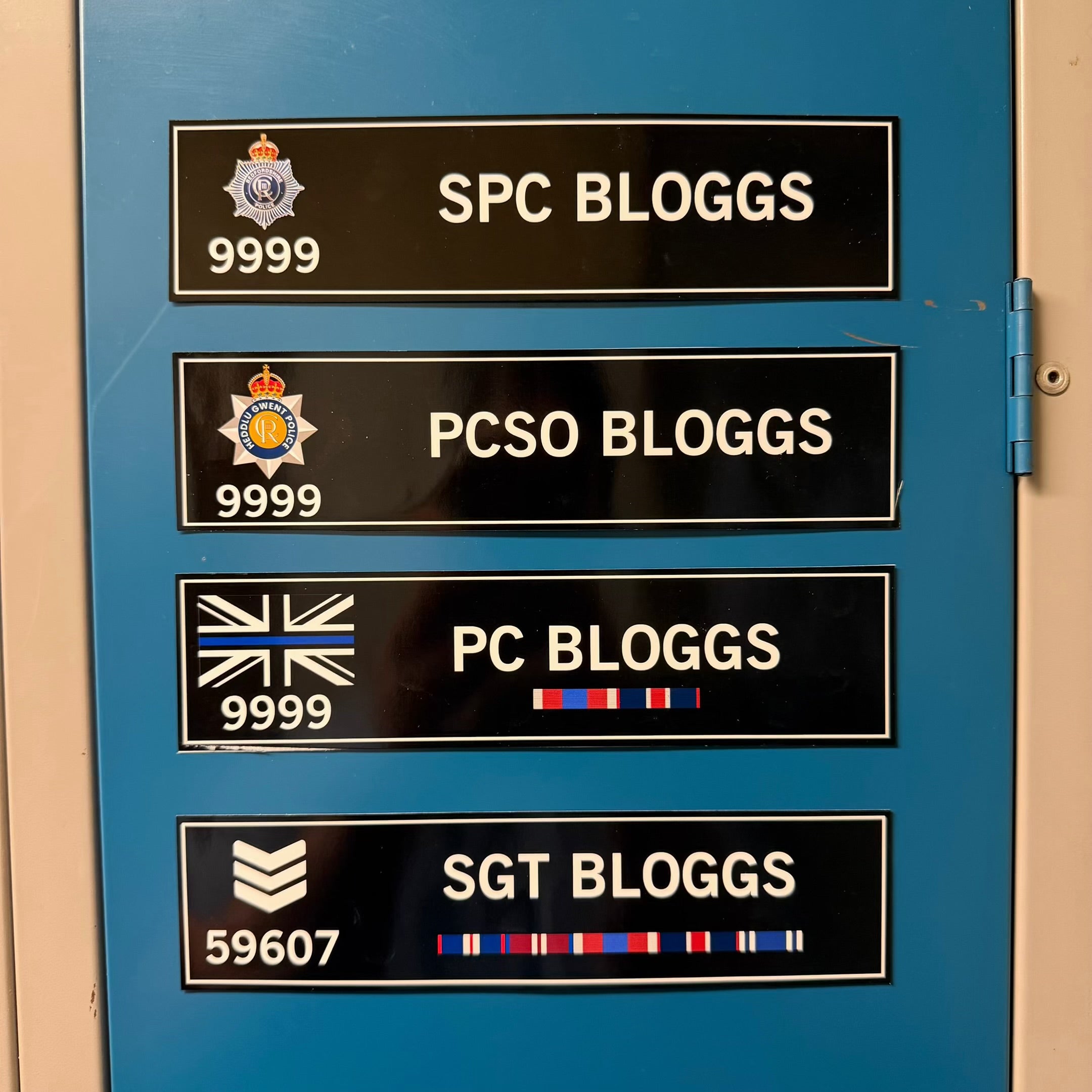 Police Locker Magnets