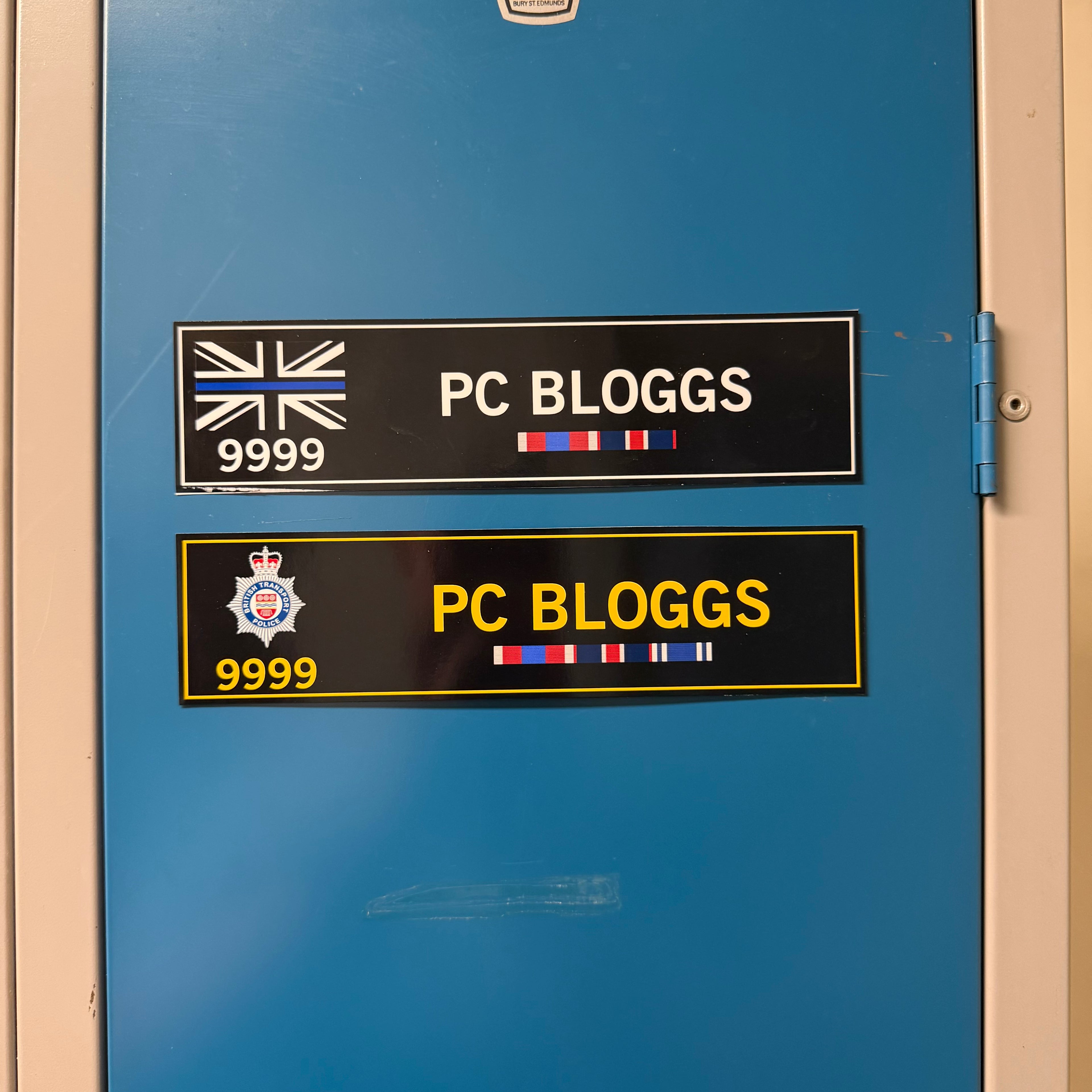 Police Locker Magnets